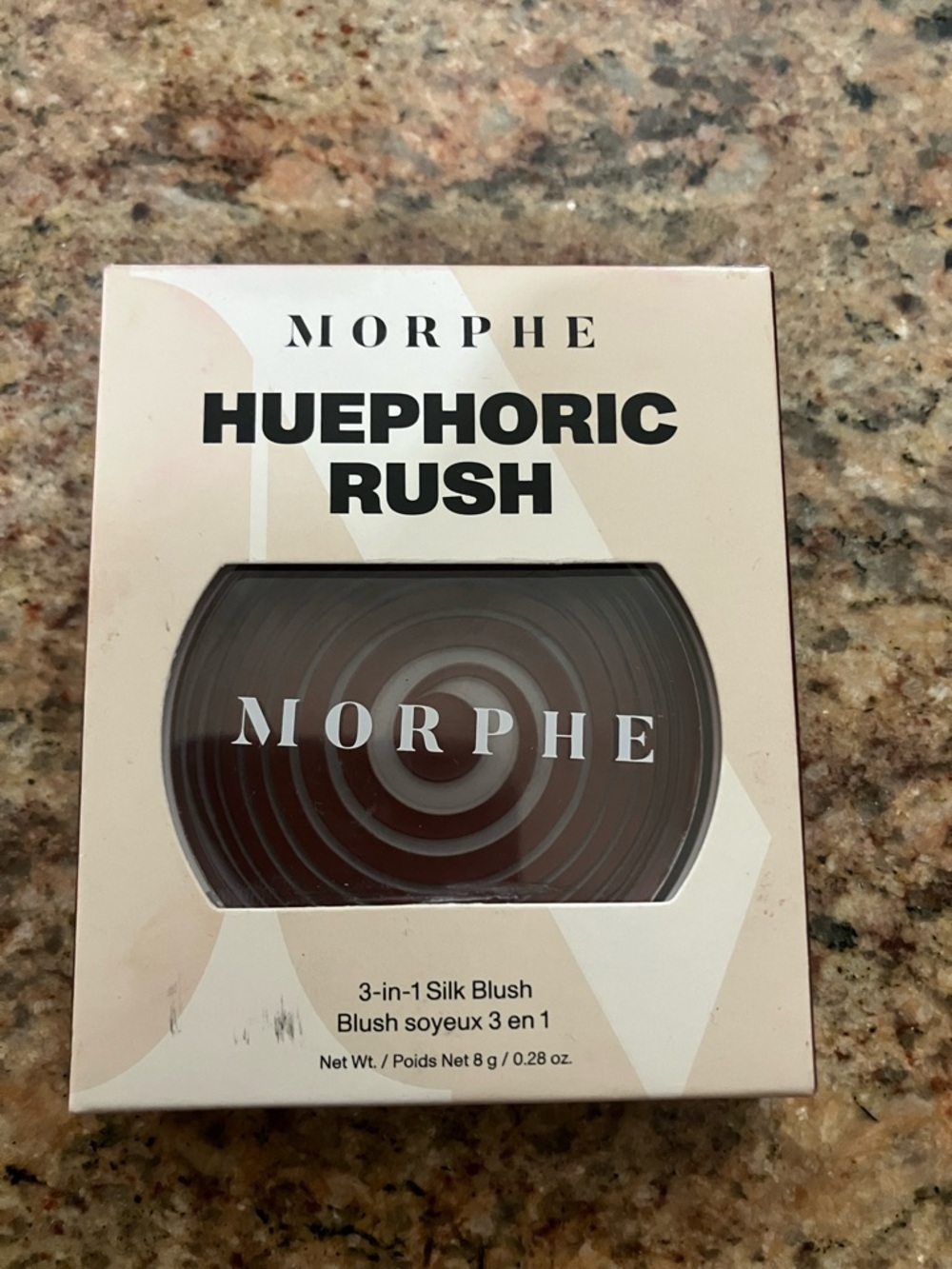 Morphe Huephoric Rush 3-in-1 Silk Blush - Beige and Soft Pink